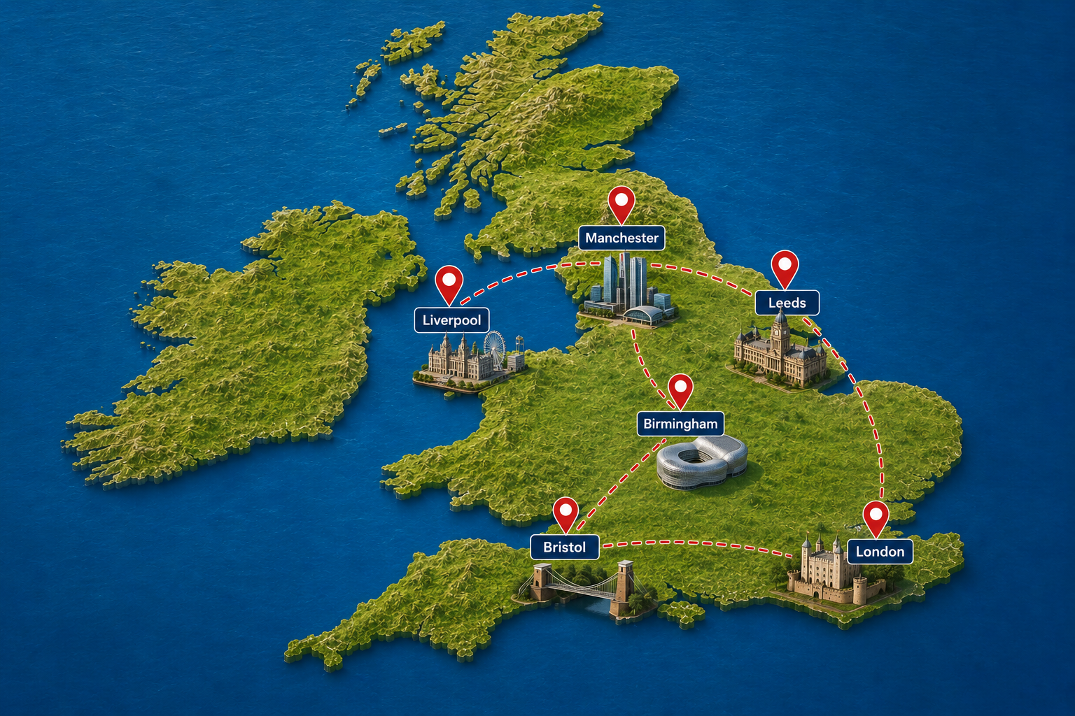 map of uk